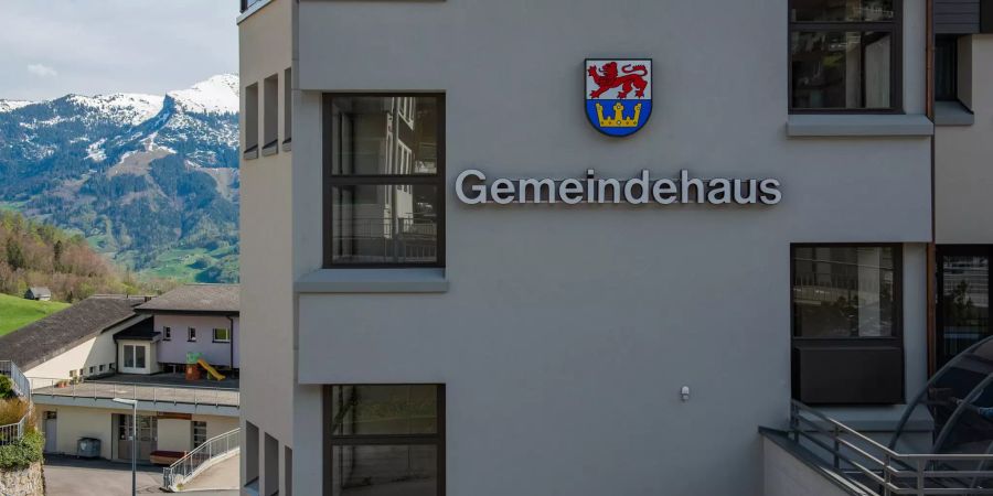 Gemeindehaus in Amden im Kanton St. Gallen.