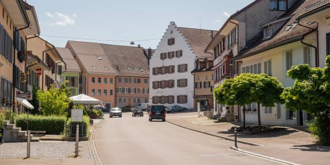 Vordergasse bei Elgg. Vordergasse bei Elgg.