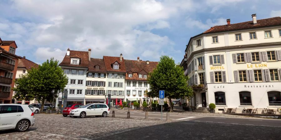 Der Grubplatz in Bischofzell.