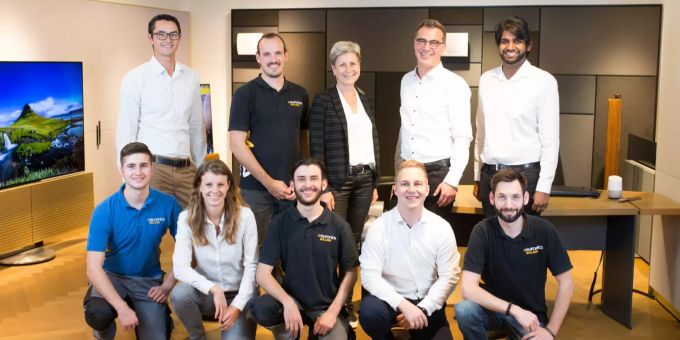 Das Team der Bolliger HiFi TV Video AG in Zofingen. Bolliger HiFi TV Video AG Zofingen
