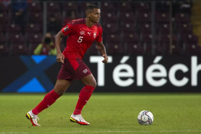 Manuel Akanji im Trikot der Schweizer Nationalmannschaft. Manuel Akanji