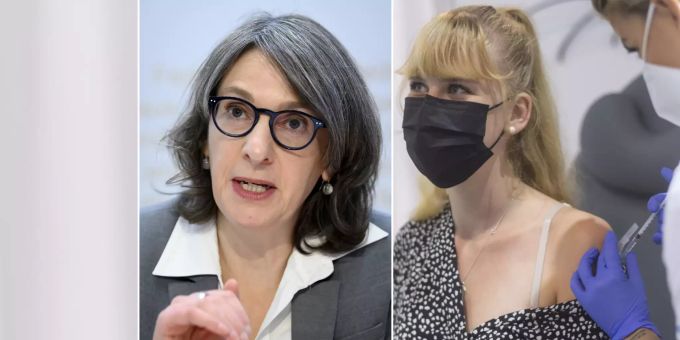 Das BAG unter Direktorin Anne Lévy hat noch keine Daten zur Verfügung, wie viele Personen in der Schweiz sich trotz dritter Impfung mit dem Coronavirus infiziert haben. Booster Impfdurchbrüche Coronavirus BAG
