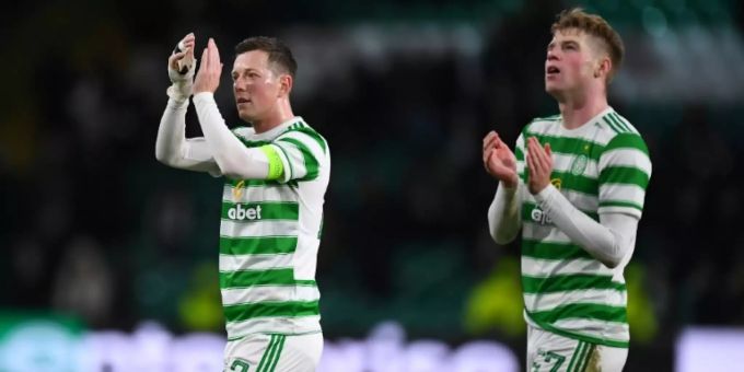 Spieler von Celtic Glasgow Spieler von Celtic Glasgow
