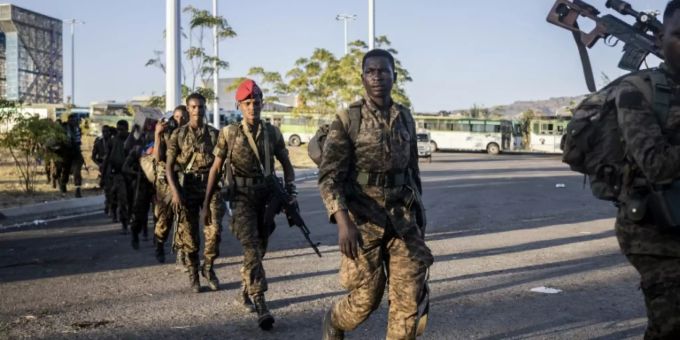 Soldaten in Äthiopien Soldaten in Äthiopien