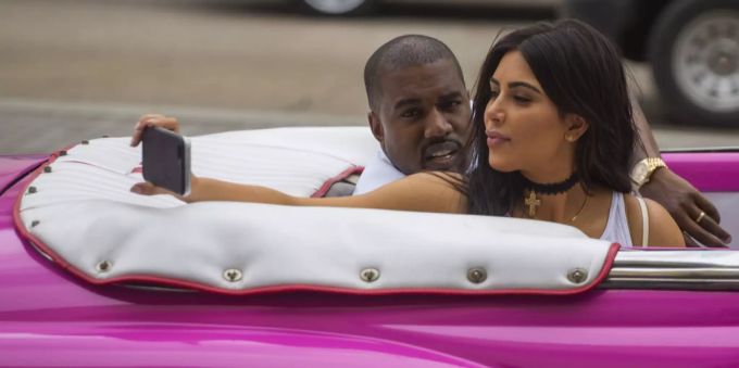 Kim Kardashian und Rap-Superstar Kayne West. kayne West