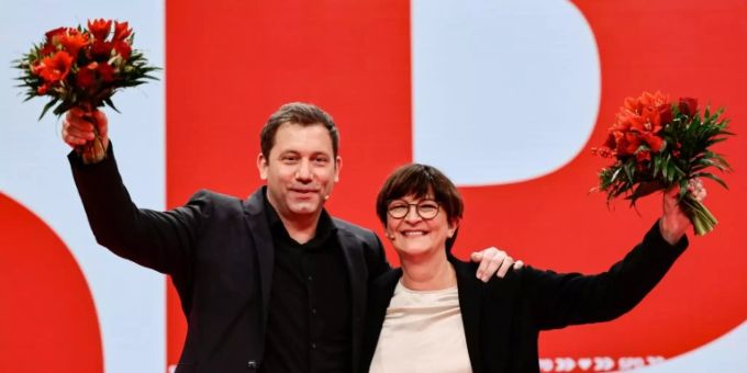 Lars Klingbeil und Saskia Esken Lars Klingbeil und Saskia Esken