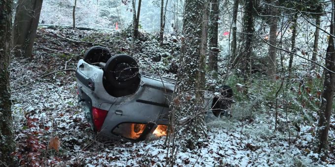 Der 18-Jährige zog sich leichte Verletzungen zu. Kantonspolizei St. Gallen