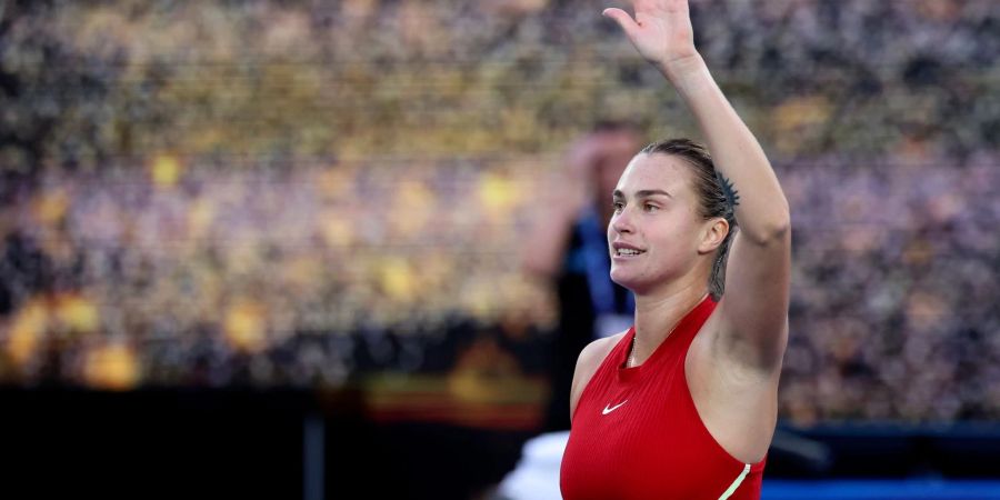 Steht bei den Australian Open im Achtelfinale: Aryna Sabalenka.