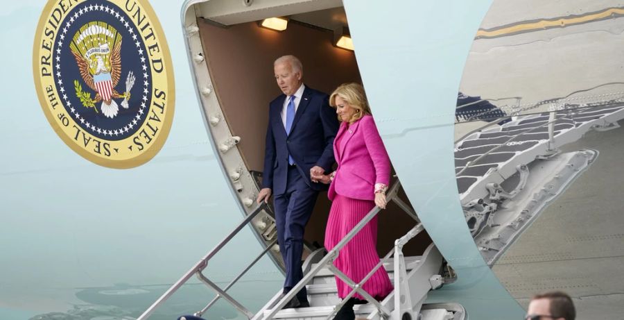 Joe und Jill Biden stellen ihre Zuneigung zueinander immer wieder öffentlich zur Schau.