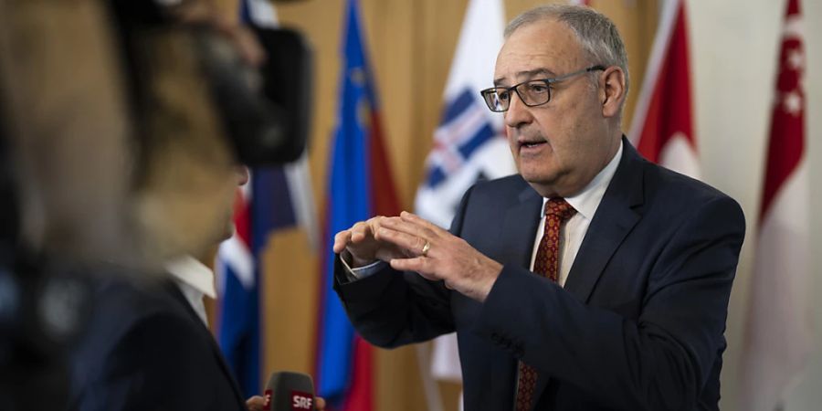 Die Efta-Staaten Schweiz, Island, Liechtenstein, Norwegen haben am Freitag ein modernisiertes Freihandelsabkommen mit Chile in Santiago de Chile abgeschlossen. Wirtschaftsminister Guy Parmelin zeigte sich erfreut über den Abschluss. (Archivbild)