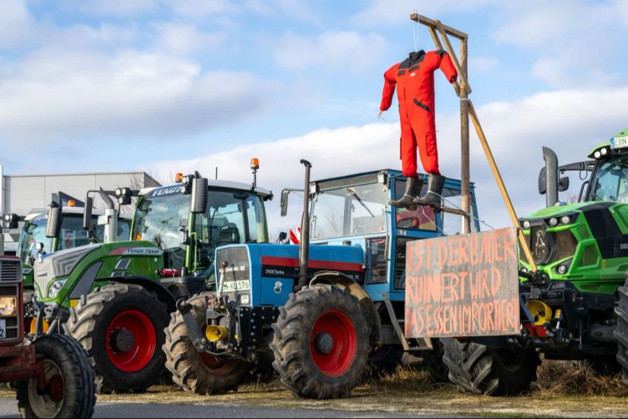 Bauern-Proteste Rechte Rechtsextreme Deutschland