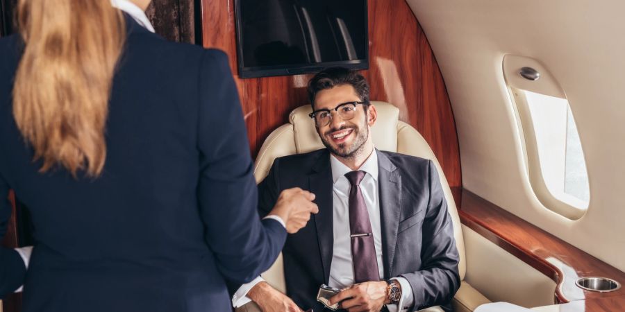 Mittlerweile nutzen immer mehr Geschäftsleute einen privaten Jet.