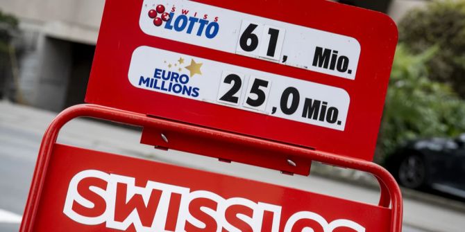 Swiss Lotto Jackpot Aufsteller