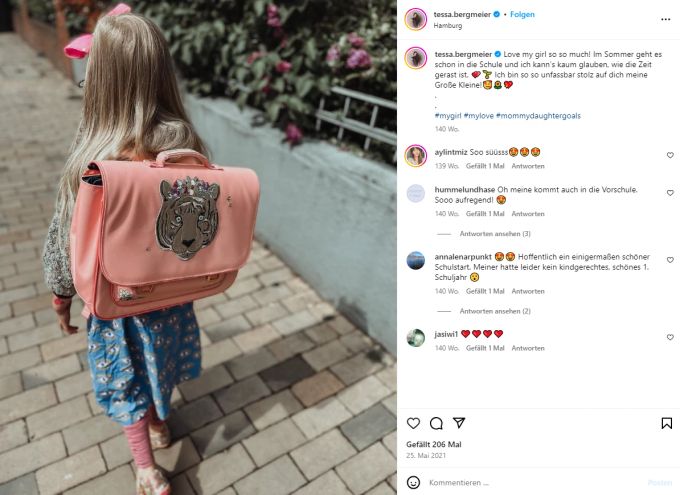 Das Model erhofft sich, den Vorfall mit den Eltern des Mädchens zu klären. Tessa Bergmeier