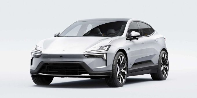 Kantig und cool präsentiert der Polestar 4 die neue Designsprache der Schweden, die Barock gegen Leichtigkeit eintauscht 2024 Polestar 4 Premiere