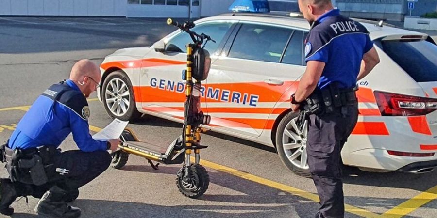 Elektrische Trottinetts dürfen laut Gesetz nicht schneller als 20 km/h fahren.