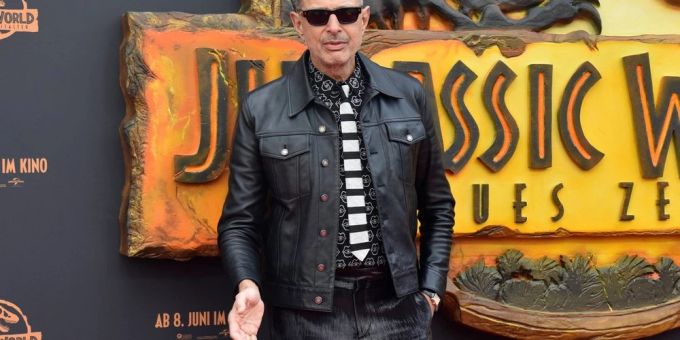 Hollywood-Star Jeff Goldblum bei der «Jurassic World: Ein neues Zeitalter»-Premiere am Montag in Köln. Hollywood-Star Jeff Goldblum bei der «Jurassic World: Ein neues Zeitalter»-Premiere am Montag in Köln.
