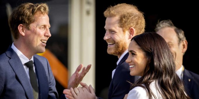 Prinz Harry, Duke of Sussex und seine Frau Meghan, Duchess of Sussex bei den Invictus Games in Den Haag. Harry, Duke of Sussex