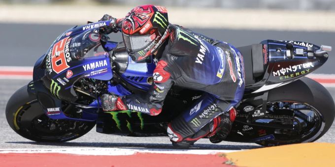 Fabio Quartararo während des Grand Prix in Austin, Texas. motogp