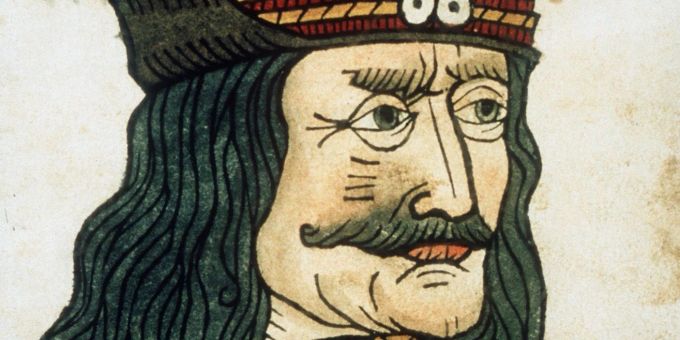 Der kolorierte Holzschnitt aus dem 15. Jahrhundert zeigt Fürst Vlad III., genannt «Dracula». Vampir