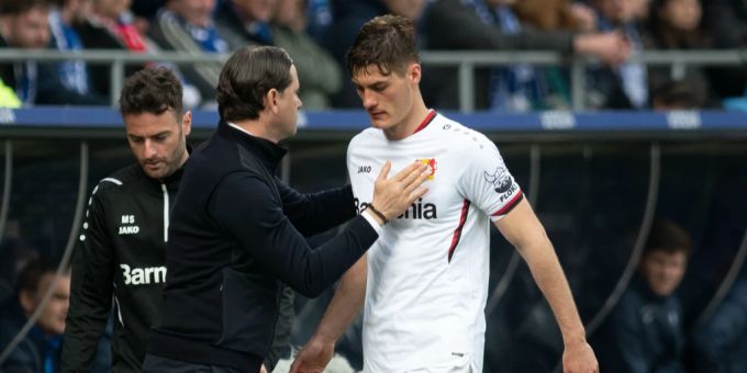 Patrick Schick bleibt Seoanes Bayer Leverkusen treu. Bayer Leverkusen