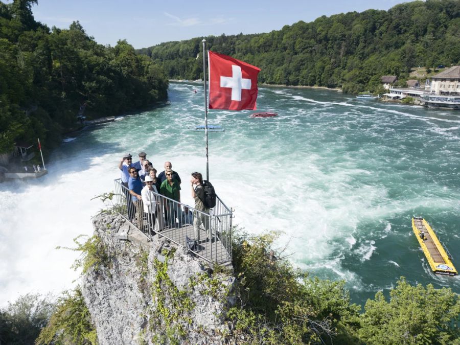 Bundesrat Rheinfall Bundesratsausflug