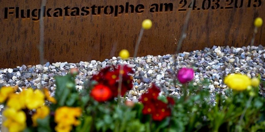 Gedenkstein für die Opfer des Germanwings-Absturzes