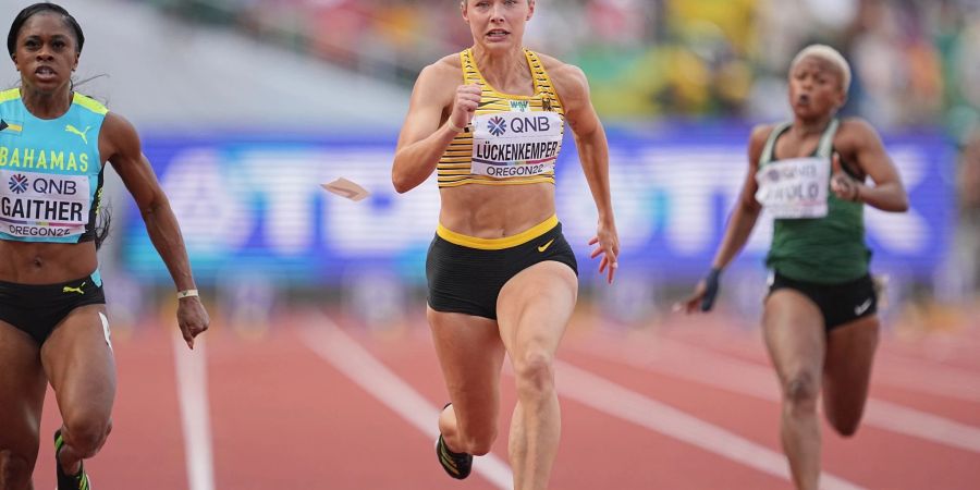 Steht im 100-Meter-Halbfinale: Gina Lückenkemper.
