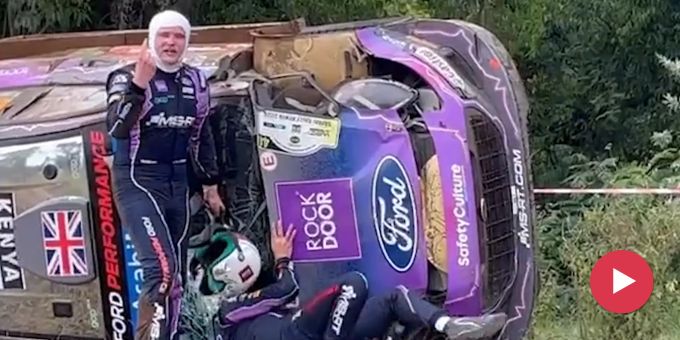 «Macht euren Job!» - Rallye-Star schimpft nach Unfall über faule Helfer