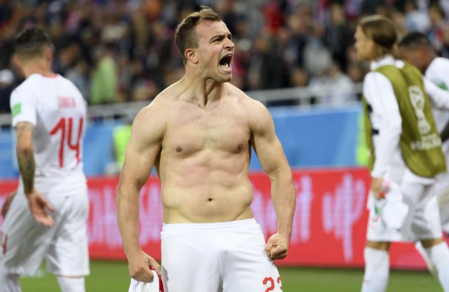 Nach seinem Tor an der WM 2018 gegen Serbien zieht Xherdan Shaqiri blank