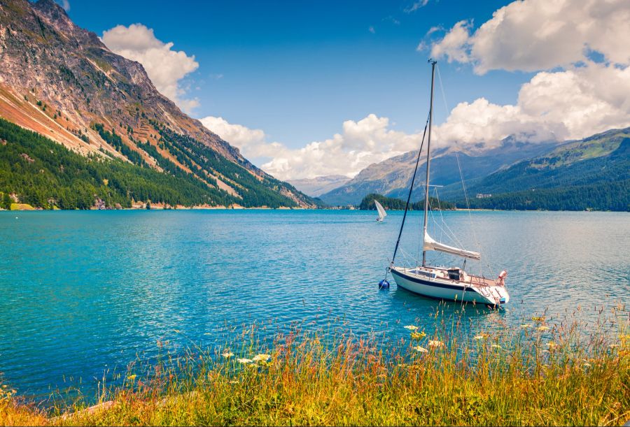 Silser See in Graubünden