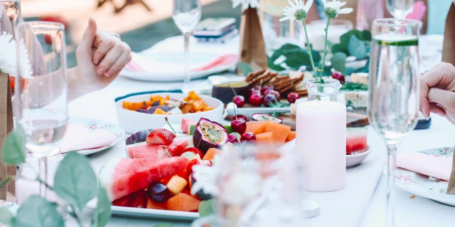 Gemüse auf Tisch vegan