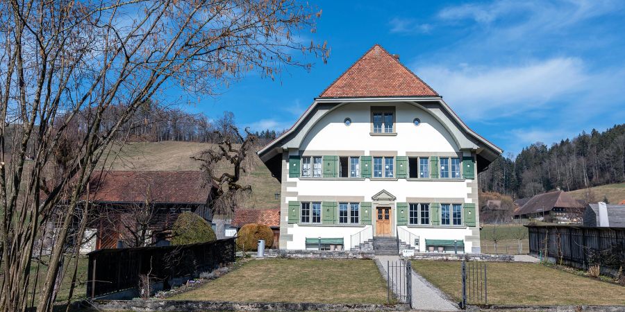 Das Gotthelf Zentrum Emmental im ehemaligen Pfarrhaus in Lützelflüh.