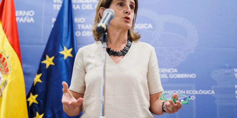Teresa Ribera ist Ministerin für Ökologischen Wandel von Spanien.