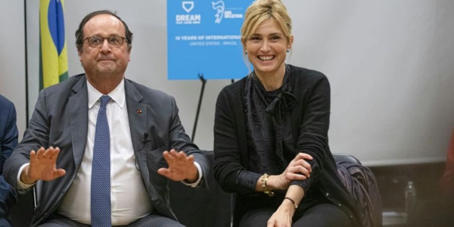 Ex-Präsident François Hollande und seine Frau Julie Gayet