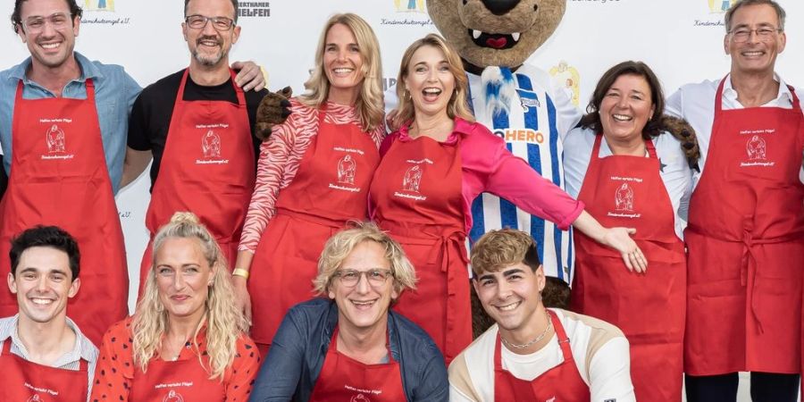 Unter anderem auf dem Bild zu erspähen: Fredi Bobic, Vera Int-Veen und Tina Ruland.