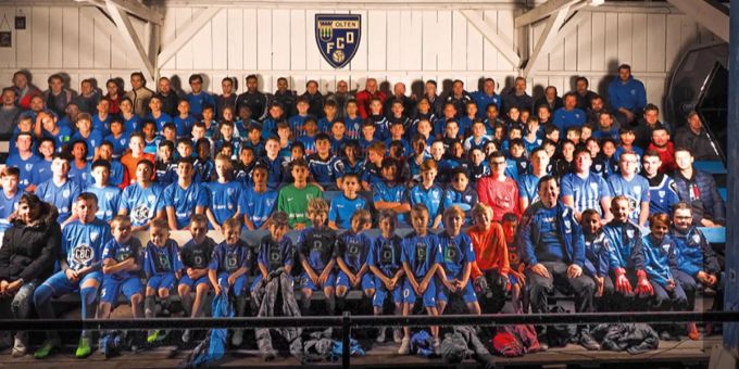 Der FC Olten mit Mannschaften. Olten FC Fussball
