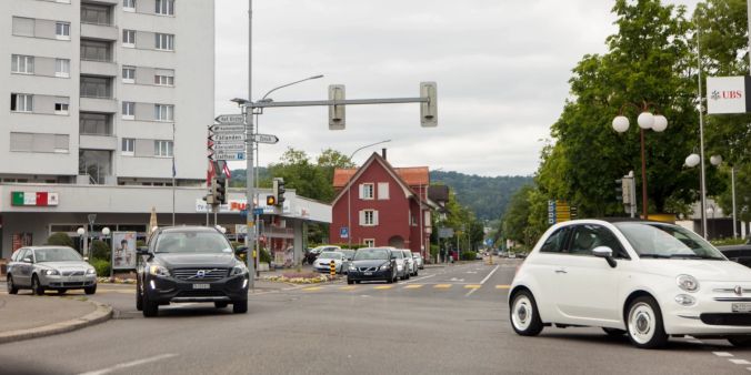 Kreuzung in Dübendorf
