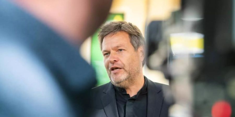 Robert Habeck, Bundesvorsitzender von Bündnis 90/Die Grünen. Foto: Bernd von Jutrczenka/dpa