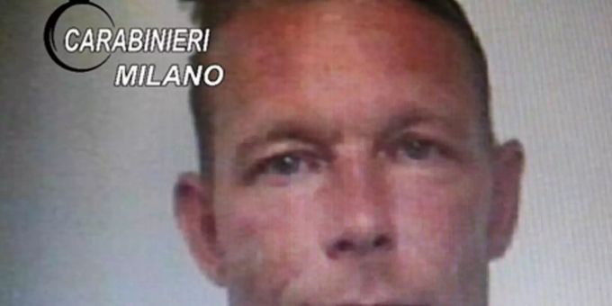 Italienisches Polizeifoto von Christian B. Italienisches Polizeifoto von Christian B.