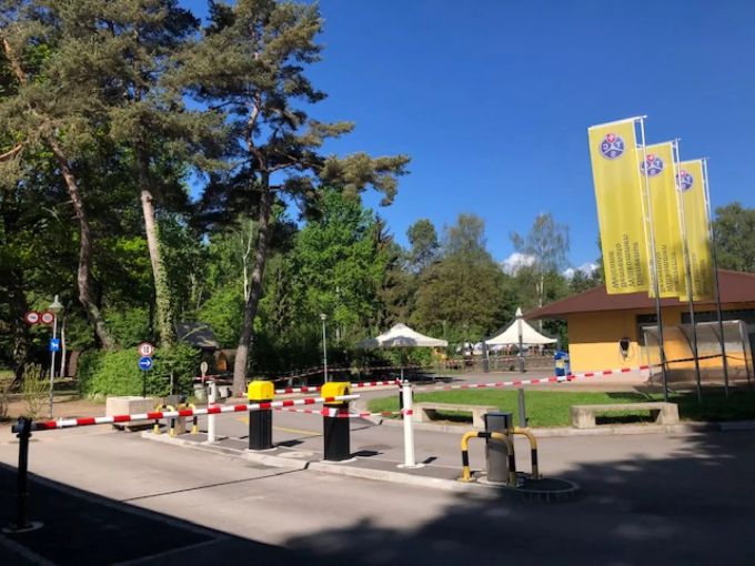 Der TCS-Camping in Salavaux VD ist abgesperrt. coronavirus