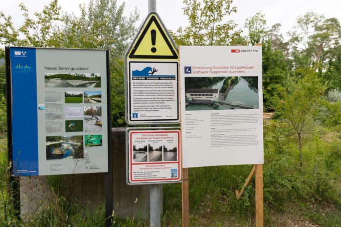 Neues Seitengewässer, Aarestrasse