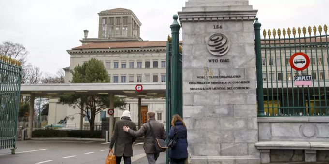 Der Hauptsitz der Welthandelsorganisation liegt in Genf. Welthandelsorganisation