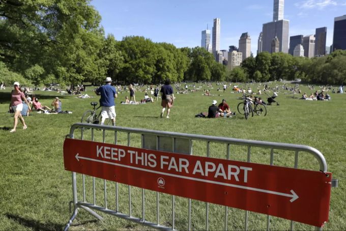 New York City war einer der grossen Corona-Hotspots. New York
