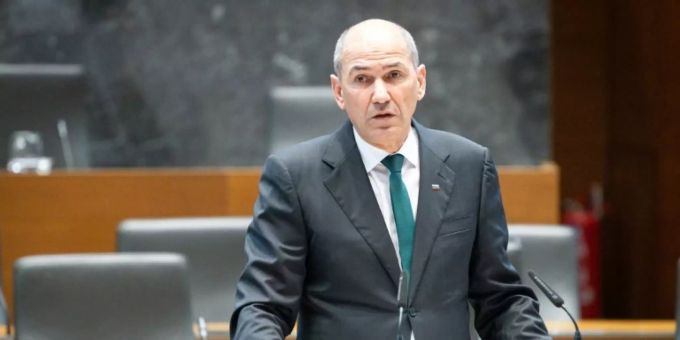 Sloweniens Regierungschef Janez Jansa Sloweniens Regierungschef Janez Jansa