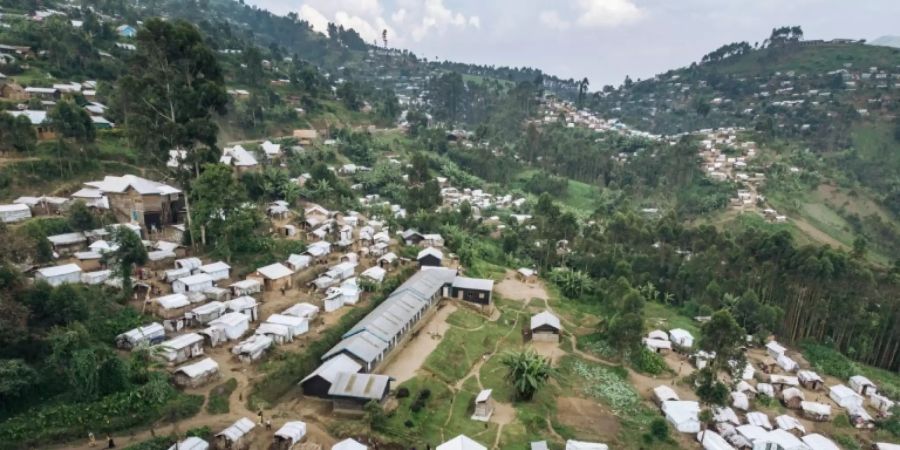 Ein Camp in Kalinga in Ost-Kongo