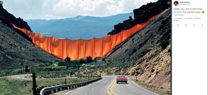 Der Künster Christo war für seine Verpackungs-Kunstwerke bekannt. Christo