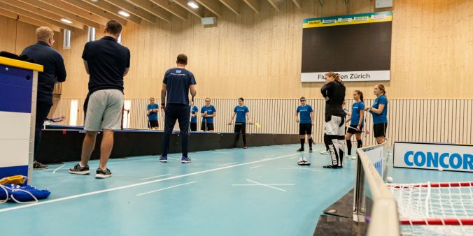 NLA-Training in der Stighalle Kloten