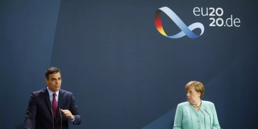Sánchez und Merkel