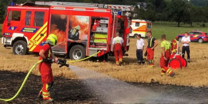 Flächenbrand Metzingen